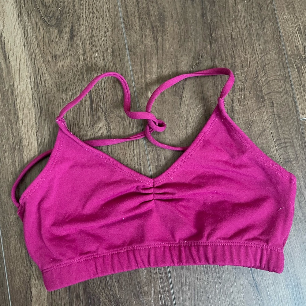 KTRNA Twist Top Bra | Berry/Pink | Size small